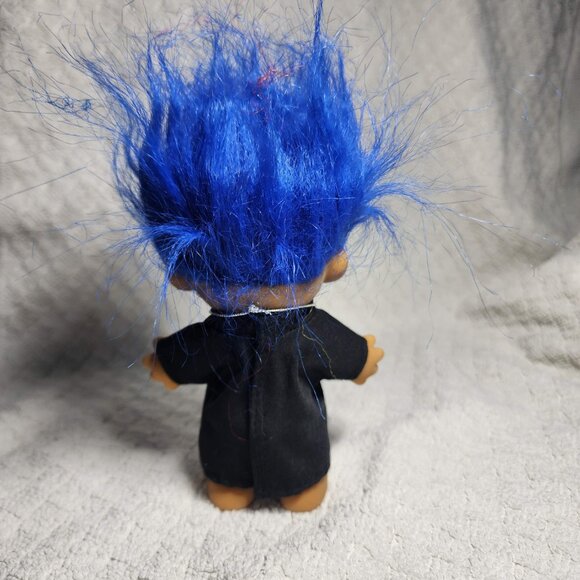 Vintage Russ Priest Preacher Clergy Catholic Blue hair w/Cross - Picture 4 of 5